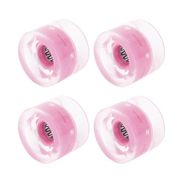 78A 60x45mm Høyelastisk Skateboard Flash Hjul PU Fylling for Longboard Cruiser Board (Rosa)