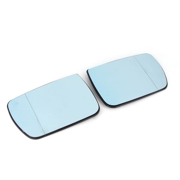 2 st. backspegelglas blå med värmefunktion biltillbehör passar för X5-serien E53 (vänster + höger)