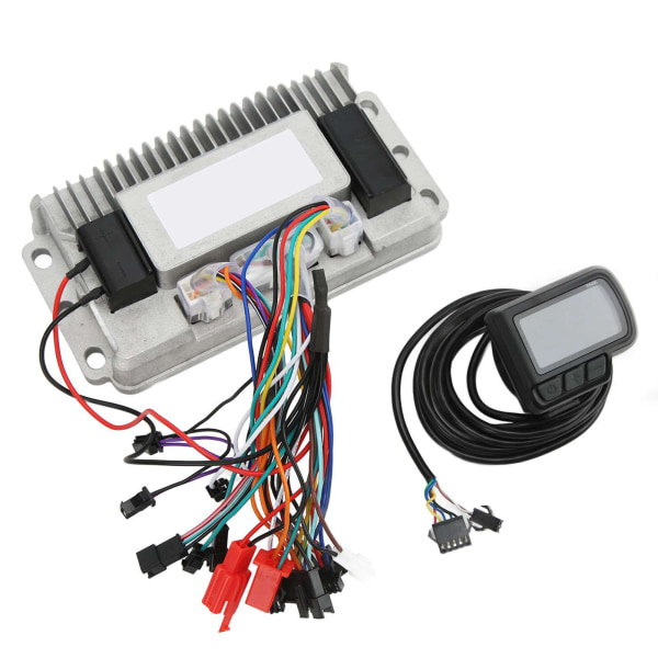 36V 48V 1000W borstlös motorstyrenhet EN06 LCD- set 3-läges sinusvågskontrollsats för elcykel