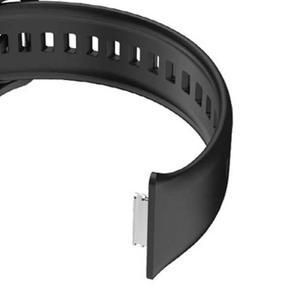 Smart Watch Band Silikon Justerbar Smartwatch Armbandsrem för Huawei Watch Fit 2 Svart