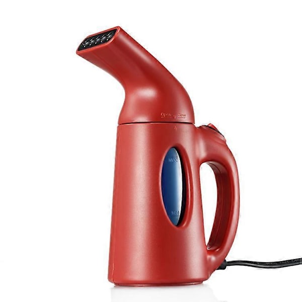 Rød 120ml Mini Håndholdt Steamer Rejse Strygejern Hængende Strygemaskine Husholdnings Dampbørste Hjemmetøj til Alle Stoffer 5