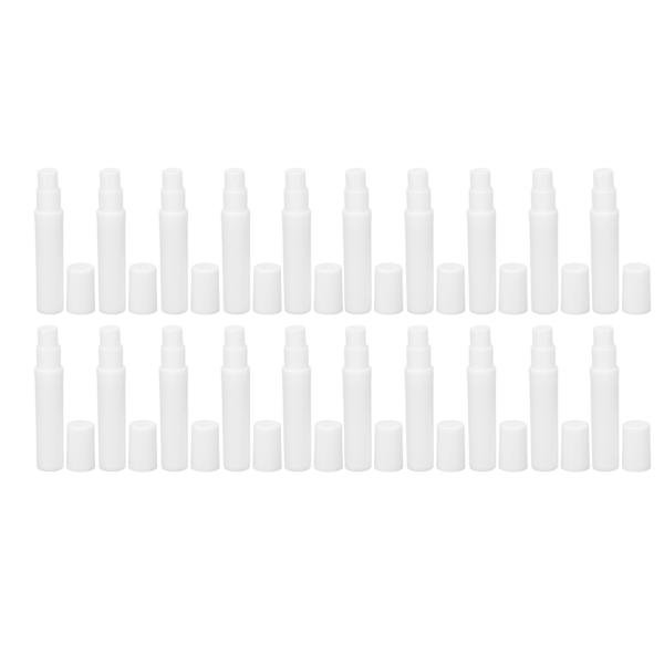 20 STK mini sprayflaske 5 ml hvit ABS fin tåke etterfyllbar tom sprøyteflaske for parfyme