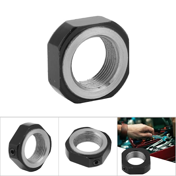 1 stk høy nøyaktighet innebygd messingpute metalllåsemuttere for kuleskruetilbehør (M15x1mm)