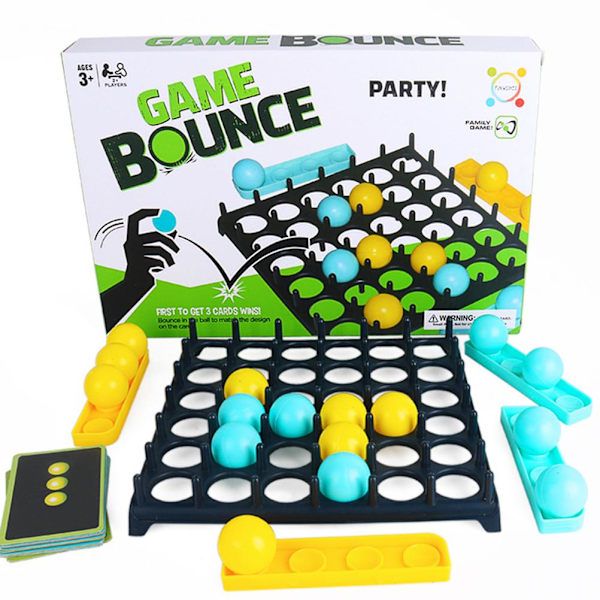 Pong Challenge-spil, hoppeboldspil, brætspil til børnefamiliefest, interaktivt bordtennisspil
