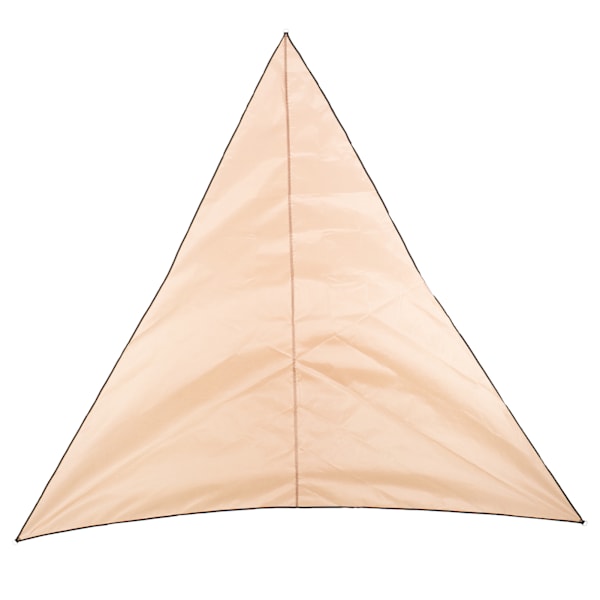 Triangulär solskydd, UV-beständig, andningsbar, vattentät solsegel för terrasser, simbassänger, innergårdar, carport (Khaki)