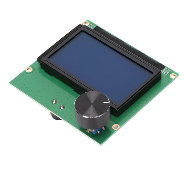 3D-printer displaycontroller LCD-displayskærmudskiftning med 2 kabler til CR10S til CR10 3D-printer