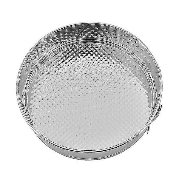 10 tums rund non-stick kakform i rostfritt stål, läckagesäker springform för bakning_SZXM