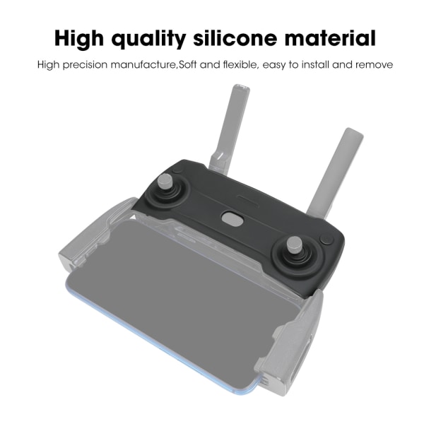 Sort Silikone Drone Fjernbetjening Beskyttende Cover Controller Case RC Tilbehør til DJI/Mavic MiniBlack