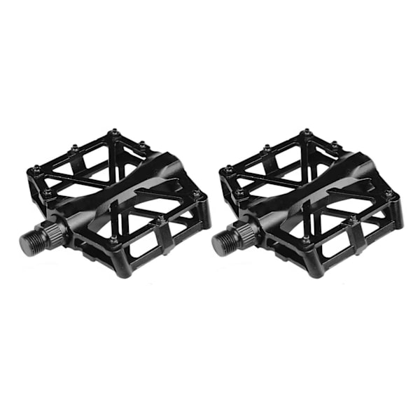 2 stk. Aluminiumslegering Cykel Pedaler til Mountain Road Bike Sort Reparationsdele Tilbehør