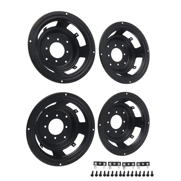 4st Högtalarbäckenstativ Järn DIY Reparation Subwoofer Ram Korg för 6,5 tums högtalare