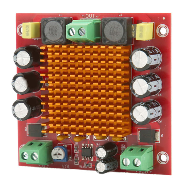 150 W Single Channel Digital Amplifier Board Multi Protection Clear Stereo Sound Power Amplifier Board 12‑26V