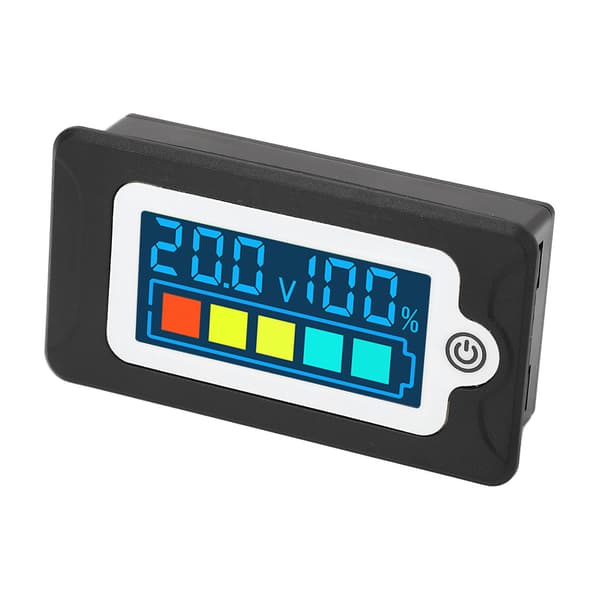 Batterispänningsprocenttestare LCD-display Ternär litium återstående batteridetektor mätare monitor