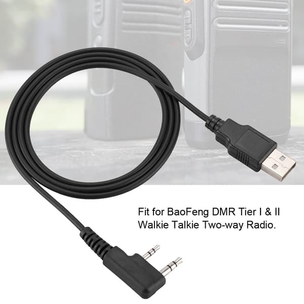 Tier I & II USB Programmeringskabel Til BaoFeng DM-5R Tier 2 Walkie Talkie RD-5R Radio