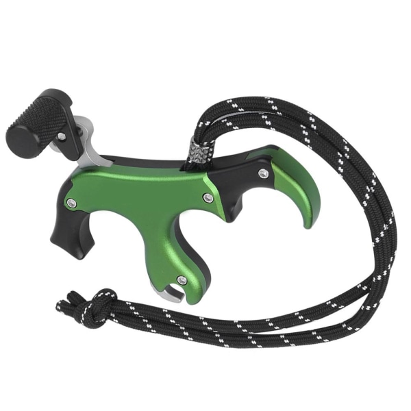 C6 Grip Bågskytte Trigger Kompositbåge Allmänt Fingerbyte Frigöringshjälp Skyttetillbehör Grön