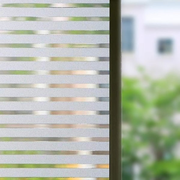 Dekorativ icke-vidhäftande UV-skyddande fönsterfilm för hemmets privatliv