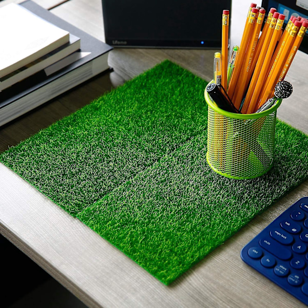 Craft Grass: 8-pack Miniatyr Konstgräs för DIY Trädgårdsbygge och Dockhus