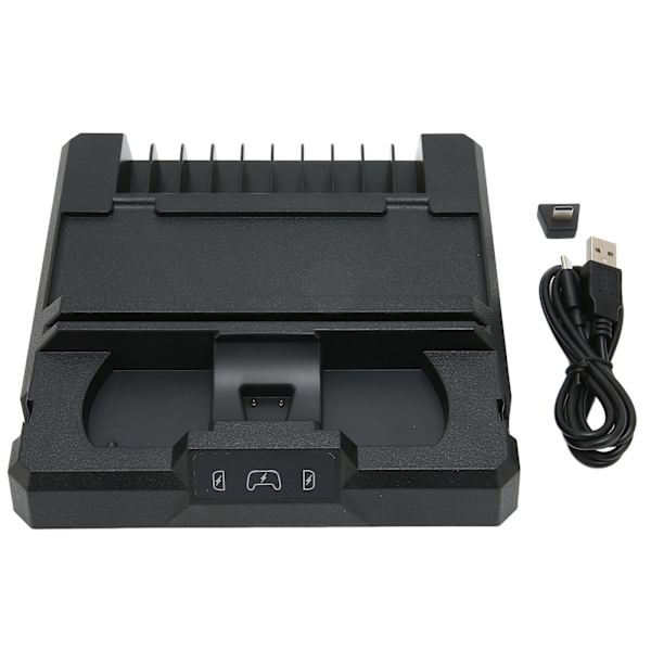 Spilopladningsdock Hurtigopladende Spilcontroller Dock Opbevaringsstativ til Switch Pro