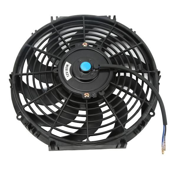12V elektrisk kondensator kølerventilator samling stille drift universel 12in til biler
