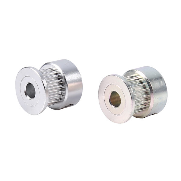 2 stk Aluminiumslegering Gear Tandremskive 5 mm Indvendig diameter 20 tænder til 3D-printer