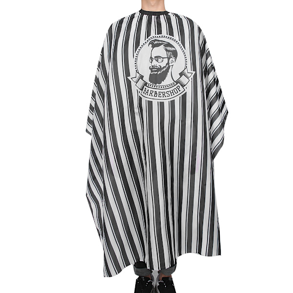 Hårfarging Hårklipp Klut Frisørforkle Styling Frisør Skjønnhetssalong Tilbehør Verktøy Svart Hvit Stripe