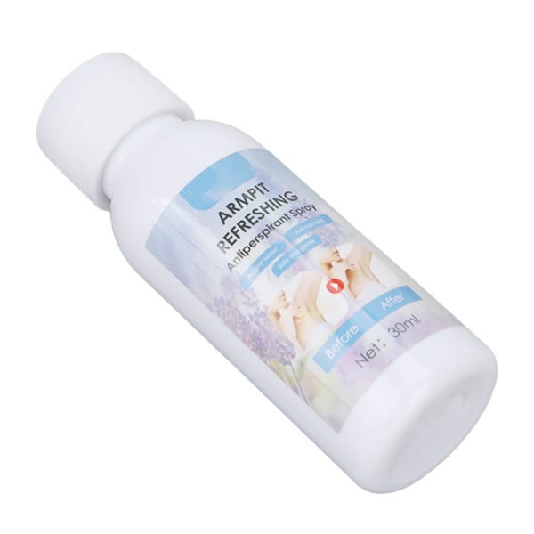 Armpit Antiperspirant Spray 30ml Lavendel Naturlig Sikker Antiperspirant Antibakteriel Antiperspirant Deodorant til Armhulen