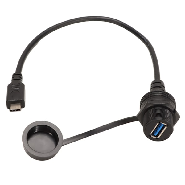 Typ C till USB3.0 OTG-kabel Vattentät, stark PVC 5 Gbps överföringskabel för infälld panelmontering