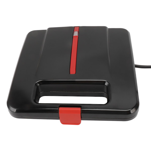 Sandwich Maker Liten 4 Skive Panini Press Grill Non Stick Plate Justerbar Temperatur Kjølig Berøringshåndtak EU Plugg 220V