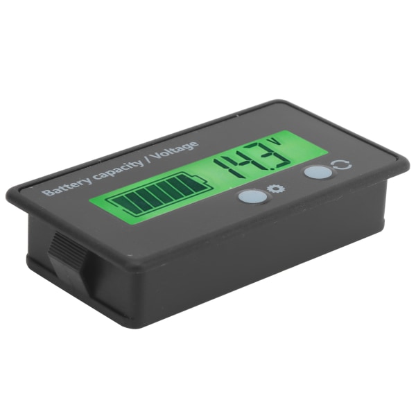DC10-100V LCD-batterikapacitetsindikator, voltmeter, spændingstester, måler, grønt baggrundslys