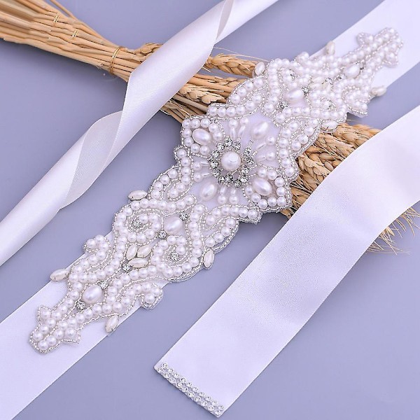 Perle Bryllupsbelte - Elegant Bryllupsbånd for Bruder og Brudepiker