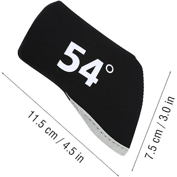 [optimerad] Set med 6 golfklubbsöverdrag, neoprenputteröverdrag