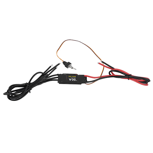 Vanntett børsteløs ESC 50A 2‑6S for 24V RC båtmodell undervanns thruster