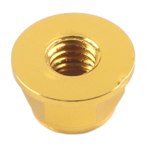 Anodiserte M4 Nylon Insert SelfLock Muttere Hex Lock Muttere Aluminiumlegering 10stk Sett