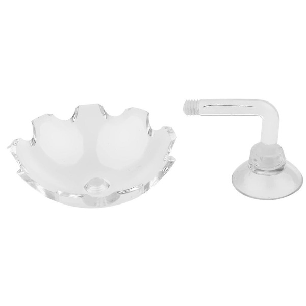 Akvarium Fisketank Rejer Fodring Madskål Bakke Med Foderrør 400mm