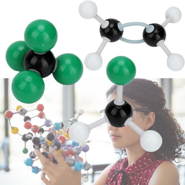 179 stk Molecular Organic Uorganisk Structure Kit Atom Link Model Sett for Student Teacher