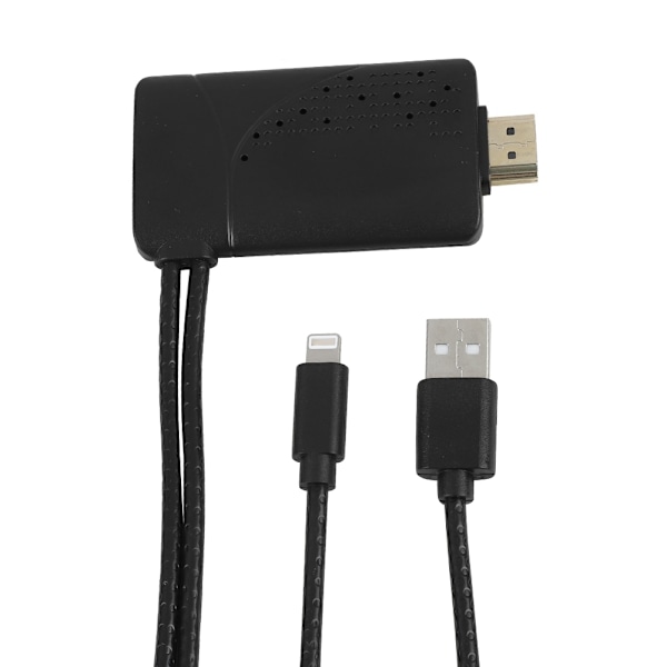 1,8 m Lightning till HDMI TV AV 1080P Mobiltelefon AV-kabeladapter för iPad