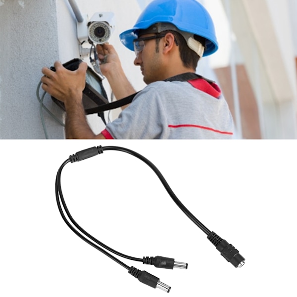 10 stk 12V 1V2 Sikkerhedsmonitor DC Strømforsyning Splitter Adapter Connector Kabelledning