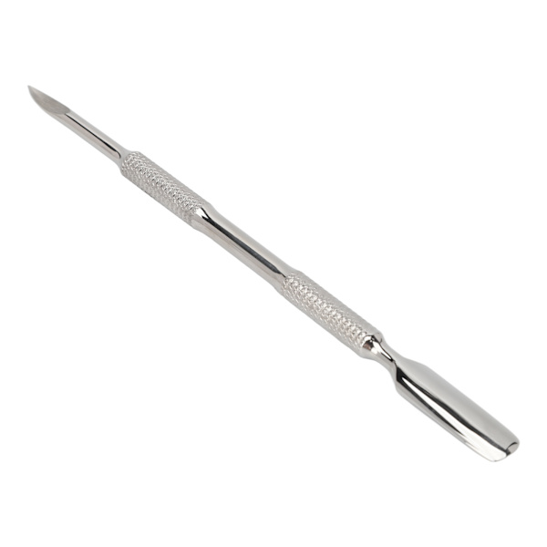 Dual Head Cuticle Pusher Rustfritt stål Cuticle Pusher Neglepedikyrverktøy for fjerning av død hud callus