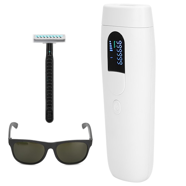 IPL Hårfjerning Smertefri Hårfjerningssystem Permanent Epilator til Hele Kroppen 110‑240VUS Stik