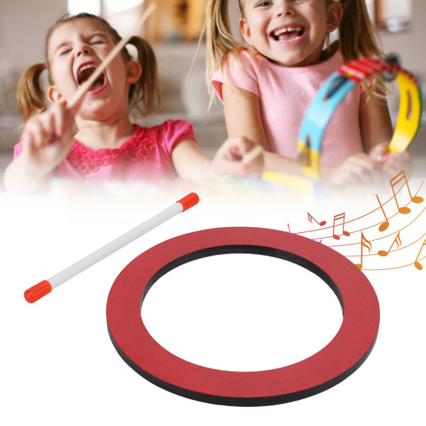 Red Resin Skin Barnehåndtromme - Perkusjonsinstrument for opplysning
