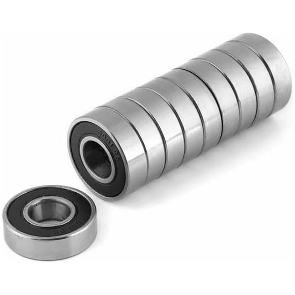 10-pack 6001-2RS kullager – Gummitätning – Mått 12 x 28 x 8 mm – Premiumstål