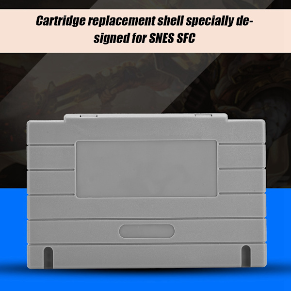 5 stk spillkassett US-versjon erstatningsskjell for SNES SFC