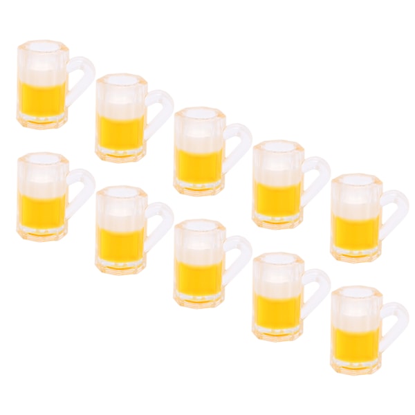 10 st 1:12 Dockhus Ölkrus Modell Miniatyr Bar Ölkrus Leksak Dekoration Tillbehör Ölkrus med Skum