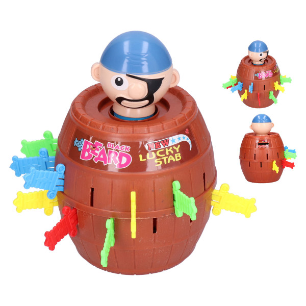 Funny Jumping Popping Toy Figur Barrel Interessant Tricky Party Gathering Game Legetøj Sæt