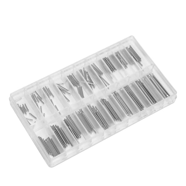 0,9 mm Klockarmband Split Pins 304 Rostfritt Stål Klockdelar Sortiment 8‑27 mm