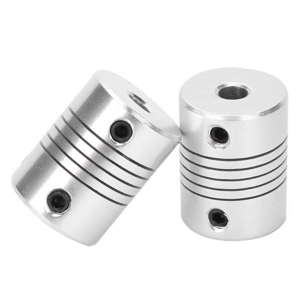 2 stk akselkobling fleksibel enkoder aluminiumslegering kobling trinnmotor DIY 3D-skriver 5x8 mm