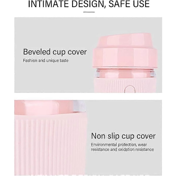 Bärbar Blender Liten, Personlig Mini Blender För Shakes Och Smoothies, USB Uppladdningsbar