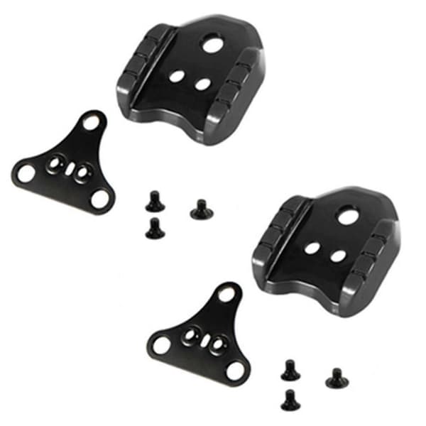Til SPD klampe stabiliserende adaptersæt cykelklampeadapter til SPD klampeerstatning Black
