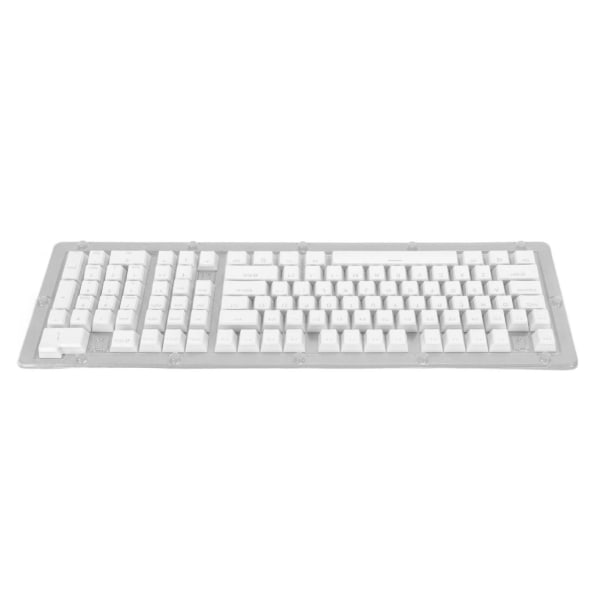 Tastatur Tastatur 130 Taster OEM Højde PBT Pudding Dobbelt Layer To Farve Injection Translucent DIY Keyboard Keycaps Hvid