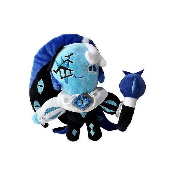 Cookie Run Kingdom Pehmo 25 cm Pehmeä Shadow Milk Cookie -pehmo, Söpö pehmolelu I