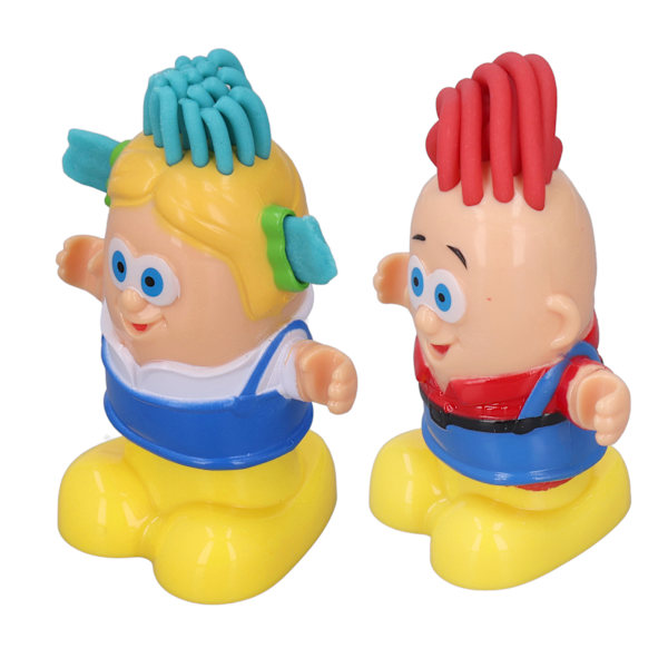Børnefrisør Ler Legetøj Modellering Ler Farve Mud Dough Baby Pretend Barber Rolle Spil Pædagogisk Legetøj